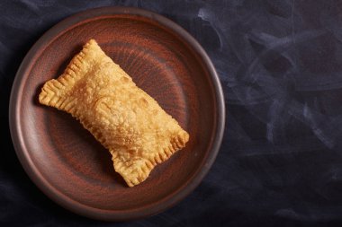 Brezilya gıda pastel. Ev yapımı. Boşaltmak.