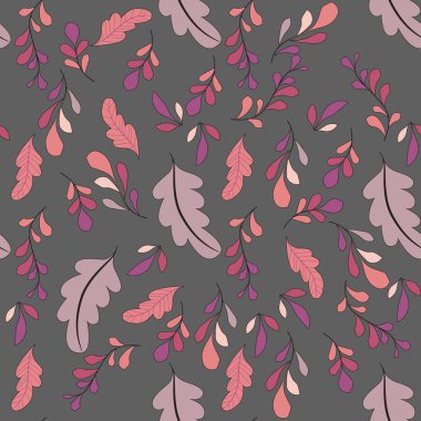 Çiçekli ve bitkili doku. Çiçek süsü. Orijinal çiçek deseni.