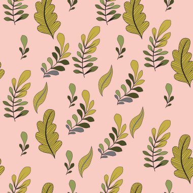 Çiçekli ve bitkili doku. Çiçek süsü. Orijinal çiçek deseni.