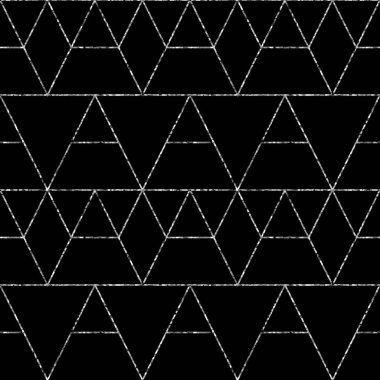 Kusursuz geometrik desen. Siyah ve beyaz renkli vektör klasik arkaplanı