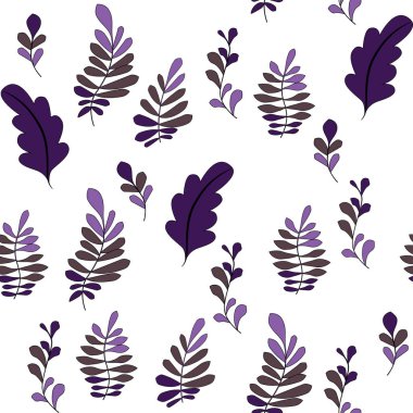 Çiçekli ve bitkili doku. Çiçek süsü. Orijinal çiçek deseni.