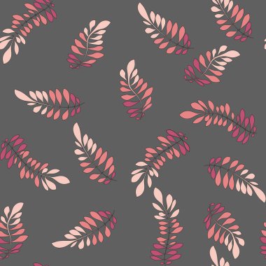 Çiçekli ve bitkili doku. Çiçek süsü. Orijinal çiçek deseni.