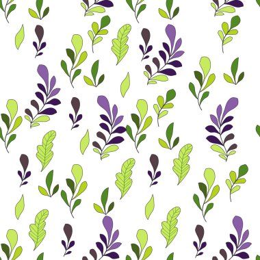 Çiçekli ve bitkili doku. Çiçek süsü. Orijinal çiçek deseni.