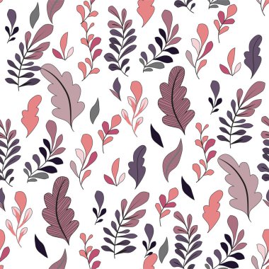 Çiçekli ve bitkili doku. Çiçek süsü. Orijinal çiçek deseni.