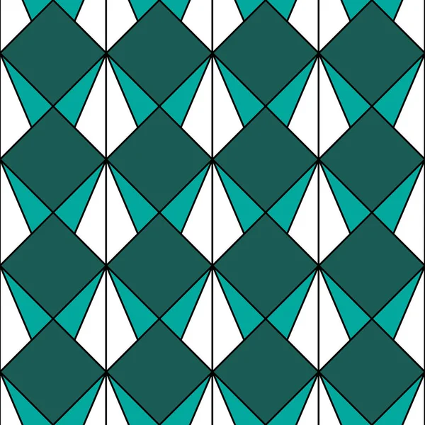 Retro Mönster Geometriska Former Färgglad Mosaik Bakgrund Geometriska Hipster Retro — Stock vektor