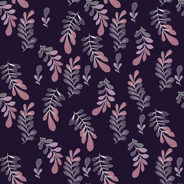 Çiçekli ve bitkili doku. Çiçek süsü. Orijinal çiçek deseni.