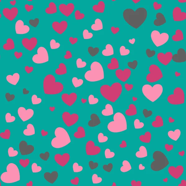 Valentine's day seamless pattern, — Stock Vector