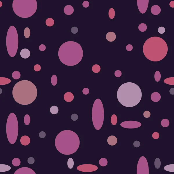 Vecteur sans couture de formes géométriques multicolores sur un fond sombre — Image vectorielle
