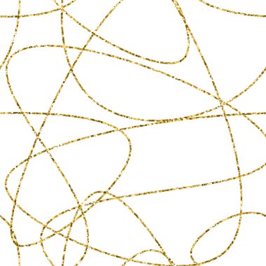 Vektör el soyut seamless modeli çekilmiş. Altın çizgili bilmece