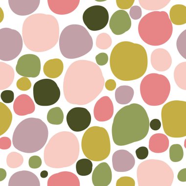 Sorunsuz vektör desen bir beyaz renkli geometrik şekiller 