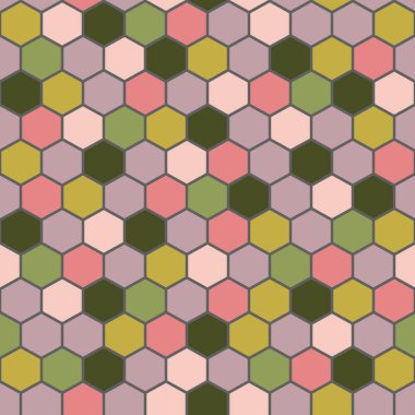 Koyu bir backg tarihinde çok renkli geometrik şekiller sorunsuz vektör