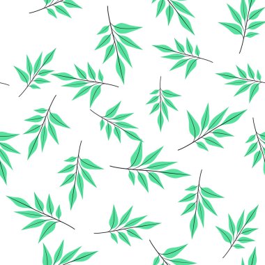 Çiçekli ve bitkili doku. Çiçek süsü. Orijinal çiçek deseni.