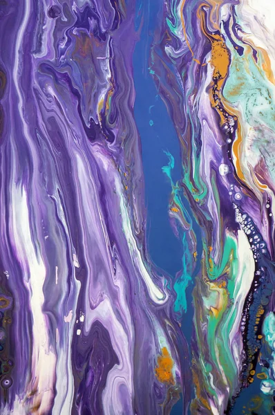 Akrylfärg Abstrakt Närbild Målningen Färgglad Abstrakt Målning Bakgrund Mycket Texturerat — Stockfoto