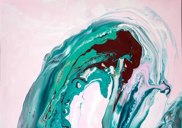 Akrylfärg Abstrakt Närbild Målningen Färgglad Abstrakt Målning Bakgrund Mycket Texturerat — Stockfoto