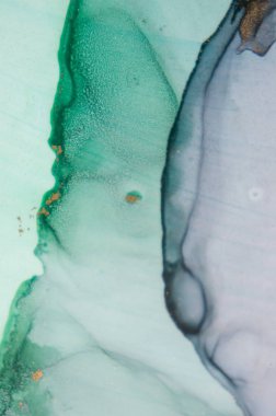 Mürekkep, boya, soyut. Tabloya yakın çekim. Renkli soyut resim arkaplanı. Yüksek desenli yağlı boya. Yüksek kaliteli detaylar.