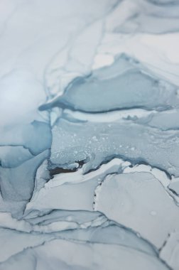 Mürekkep, boya, soyut. Tabloya yakın çekim. Renkli soyut resim arkaplanı. Yüksek desenli yağlı boya. Yüksek kalite detaylar. Alkol mürekkebi modern soyut resim, modern modern sanat.