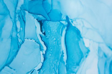 Mürekkep, boya, soyut. Tabloya yakın çekim. Renkli soyut resim arkaplanı. Yüksek desenli yağlı boya. Yüksek kalite detaylar. Alkol mürekkebi modern soyut resim, modern modern sanat.