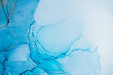 Mürekkep, boya, soyut. Tabloya yakın çekim. Renkli soyut resim arkaplanı. Yüksek desenli yağlı boya. Yüksek kalite detaylar. Alkol mürekkebi modern soyut resim, modern modern sanat.