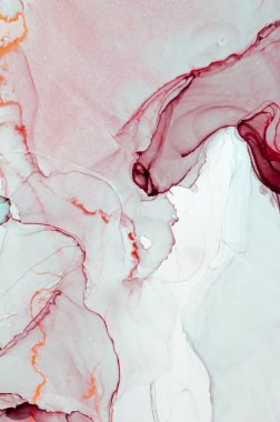 Mürekkep, boya, soyut. Tabloya yakın çekim. Renkli soyut resim arkaplanı. Yüksek desenli yağlı boya. Yüksek kalite detaylar. Alkol mürekkebi modern soyut resim, modern modern sanat.