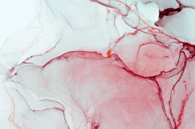 Mürekkep, boya, soyut. Tabloya yakın çekim. Renkli soyut resim arkaplanı. Yüksek desenli yağlı boya. Yüksek kalite detaylar. Alkol mürekkebi modern soyut resim, modern modern sanat.