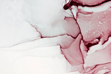 Mürekkep, boya, soyut. Tabloya yakın çekim. Renkli soyut resim arkaplanı. Yüksek desenli yağlı boya. Yüksek kalite detaylar. Alkol mürekkebi modern soyut resim, modern modern sanat.