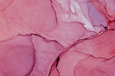 Mürekkep, boya, soyut. Tabloya yakın çekim. Renkli soyut resim arkaplanı. Yüksek desenli yağlı boya. Yüksek kalite detaylar. Alkol mürekkebi modern soyut resim, modern modern sanat.