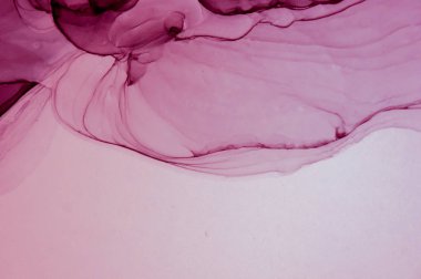 Mürekkep, boya, soyut. Tabloya yakın çekim. Renkli soyut resim arkaplanı. Yüksek desenli yağlı boya. Yüksek kalite detaylar. Alkol mürekkebi modern soyut resim, modern modern sanat.