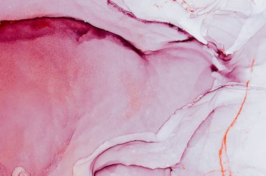 Mürekkep, boya, soyut. Tabloya yakın çekim. Renkli soyut resim arkaplanı. Yüksek desenli yağlı boya. Yüksek kalite detaylar. Alkol mürekkebi modern soyut resim, modern modern sanat.