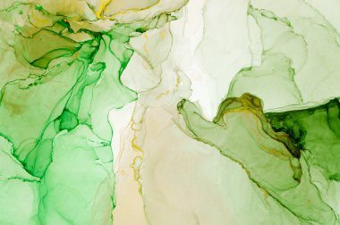 Mürekkep, boya, soyut. Tabloya yakın çekim. Renkli soyut resim arkaplanı. Yüksek desenli yağlı boya. Yüksek kalite detaylar. Alkol mürekkebi modern soyut resim, modern modern sanat.