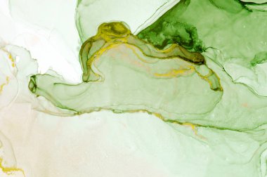 Mürekkep, boya, soyut. Tabloya yakın çekim. Renkli soyut resim arkaplanı. Yüksek desenli yağlı boya. Yüksek kalite detaylar. Alkol mürekkebi modern soyut resim, modern modern sanat.