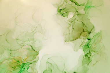 Mürekkep, boya, soyut. Tabloya yakın çekim. Renkli soyut resim arkaplanı. Yüksek desenli yağlı boya. Yüksek kalite detaylar. Alkol mürekkebi modern soyut resim, modern modern sanat.