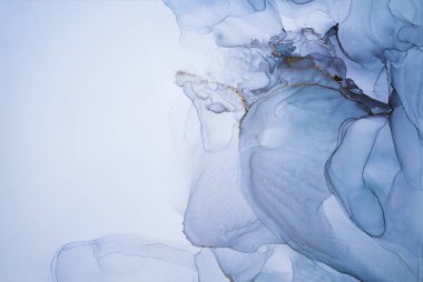 Mürekkep, boya, soyut. Tabloya yakın çekim. Renkli soyut resim arkaplanı. Yüksek desenli yağlı boya. Yüksek kalite detaylar. Alkol mürekkebi modern soyut resim, modern modern sanat.