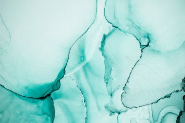 Mürekkep, boya, soyut. Tabloya yakın çekim. Renkli soyut resim arkaplanı. Yüksek desenli yağlı boya. Yüksek kaliteli detaylar.