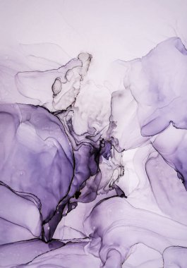 Mürekkep, boya, soyut. Tabloya yakın çekim. Renkli soyut resim arkaplanı. Yüksek desenli yağlı boya. Yüksek kalite detaylar. Alkol mürekkebi modern soyut resim, modern modern sanat.