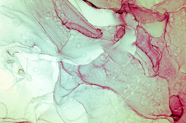페인트 추상적 그림을 클로즈업합니다 화려하고 추상적 고음의 페인트 수준의 알코올 — 스톡 사진