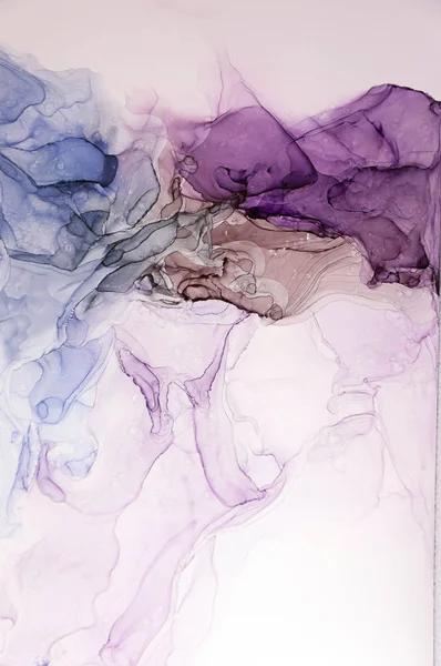 Tusz Farba Abstrakcja Zbliżenie Obrazu Kolorowe Abstrakcyjne Tło Malarskie Wysoko — Zdjęcie stockowe