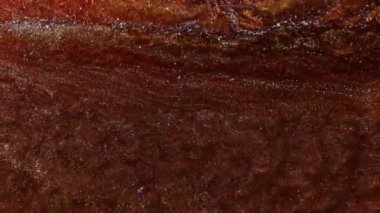 Soyut bronz boya nehrin rengine boyanmış.. 