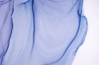 Alkol mürekkebi deniz dokusu. Artistik parlak sıçrama. Sıvı sanat eseri. Soyut ruhani girdap. Sanat eserinin bir parçası. Moda modern sanat. Gökyüzünden esinlenildiği kadar buhar ve dumandan da..