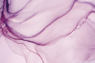 Alkol mürekkebi deniz dokusu. Artistik parlak sıçrama. Sıvı sanat eseri. Soyut ruhani girdap. Sanat eserinin bir parçası. Moda modern sanat. Gökyüzünden esinlenildiği kadar buhar ve dumandan da..