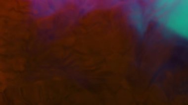 Pembe, mavi, kahverengi girdap dumanı uzak bir evrene benzer. Alkollü mürekkep karışımı. Çeşitli katmanlarda akış.