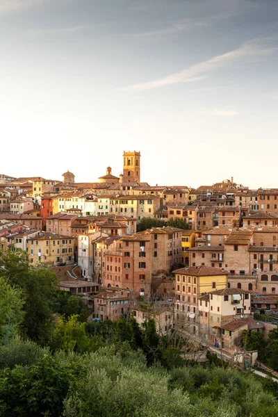 Město Siena Toskánsko Itálie — Stock fotografie