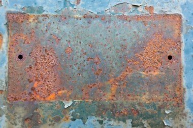 Eski metal bir yüzeyin aşındırıcı yüzeyi