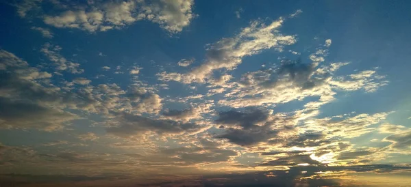 Declinar Sueño Fin Del Día Atardecer Cielo Nube —  Fotos de Stock