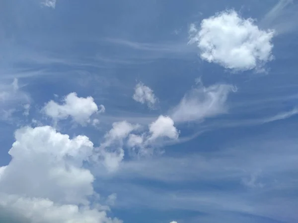 Der Himmel Mit Wolken Wolken Himmel Blauer Himmel Weiße Wolken — Stockfoto