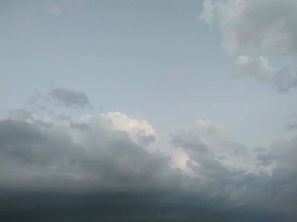 Langit Yang Mempunyai Awan Awan Langit Langit Biru Awan Putih — Stok Foto