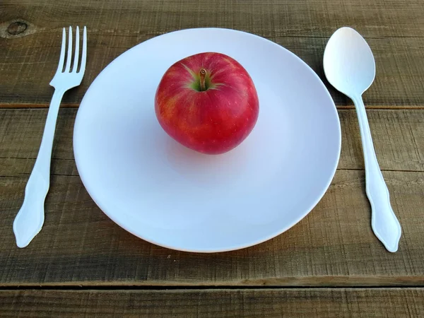 Diyet Meyve Sebze Ispanak Açlık Kahvaltı Öğle Yemeği Akşam Yemeği — Stok fotoğraf