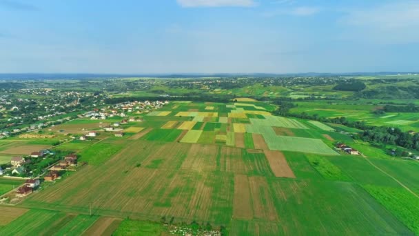 航空写真、半パノラマパン移動。4k. — ストック動画