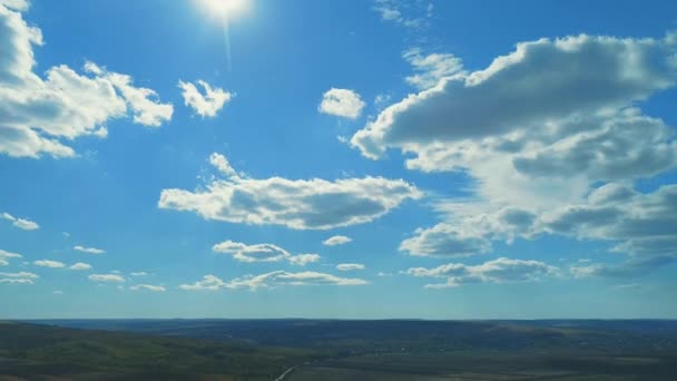 Прекрасний природний ландшафт. Повітряні кадри 4k. — стокове відео