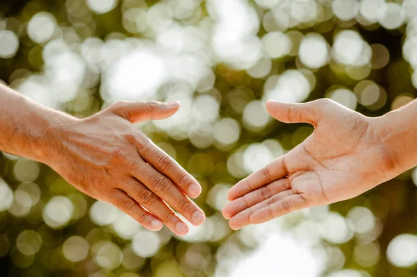 Ajudando Conceito Mão Obrigado Pelo Seu Apoio Como Posso Ajudá — Fotografia de Stock