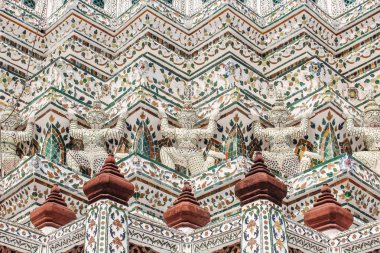 İblis Guardian heykeller, Wat Arun Bangkok, Tayland
